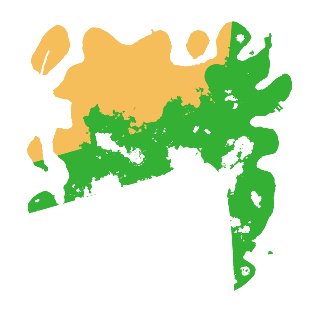 Biome Rust Map: Procedural Map, Size: 3500, Seed: 406837478