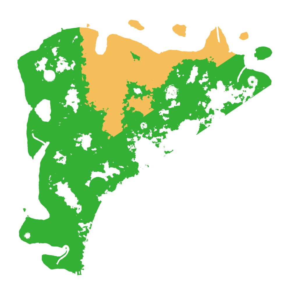 Biome Rust Map: Procedural Map, Size: 4500, Seed: 1192066465