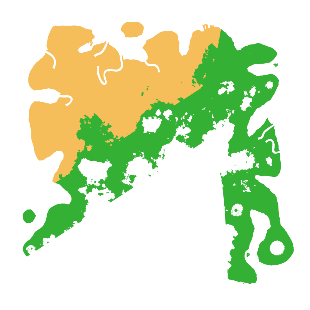 Biome Rust Map: Procedural Map, Size: 3800, Seed: 153448