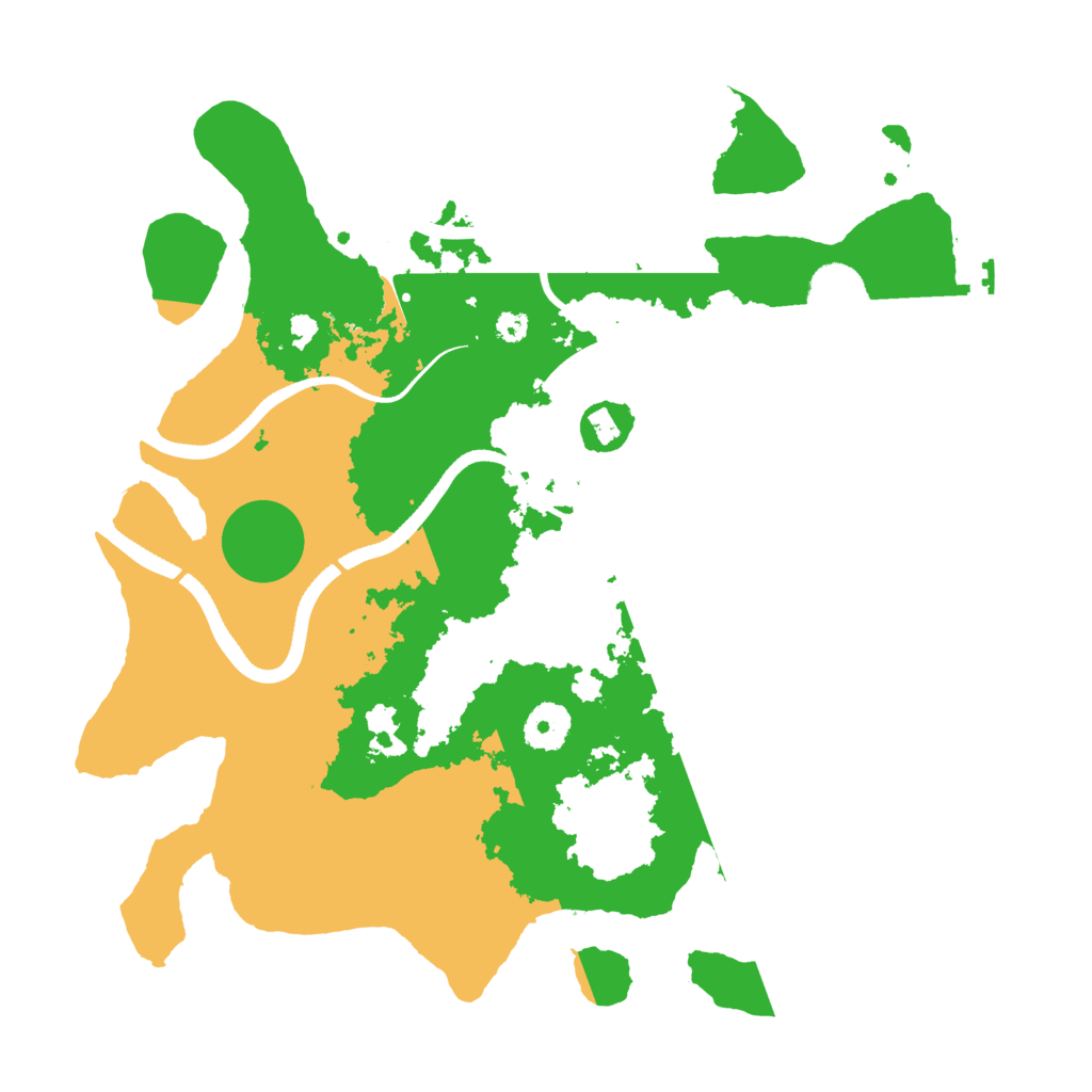 Biome Rust Map: Procedural Map, Size: 3500, Seed: 1206502632