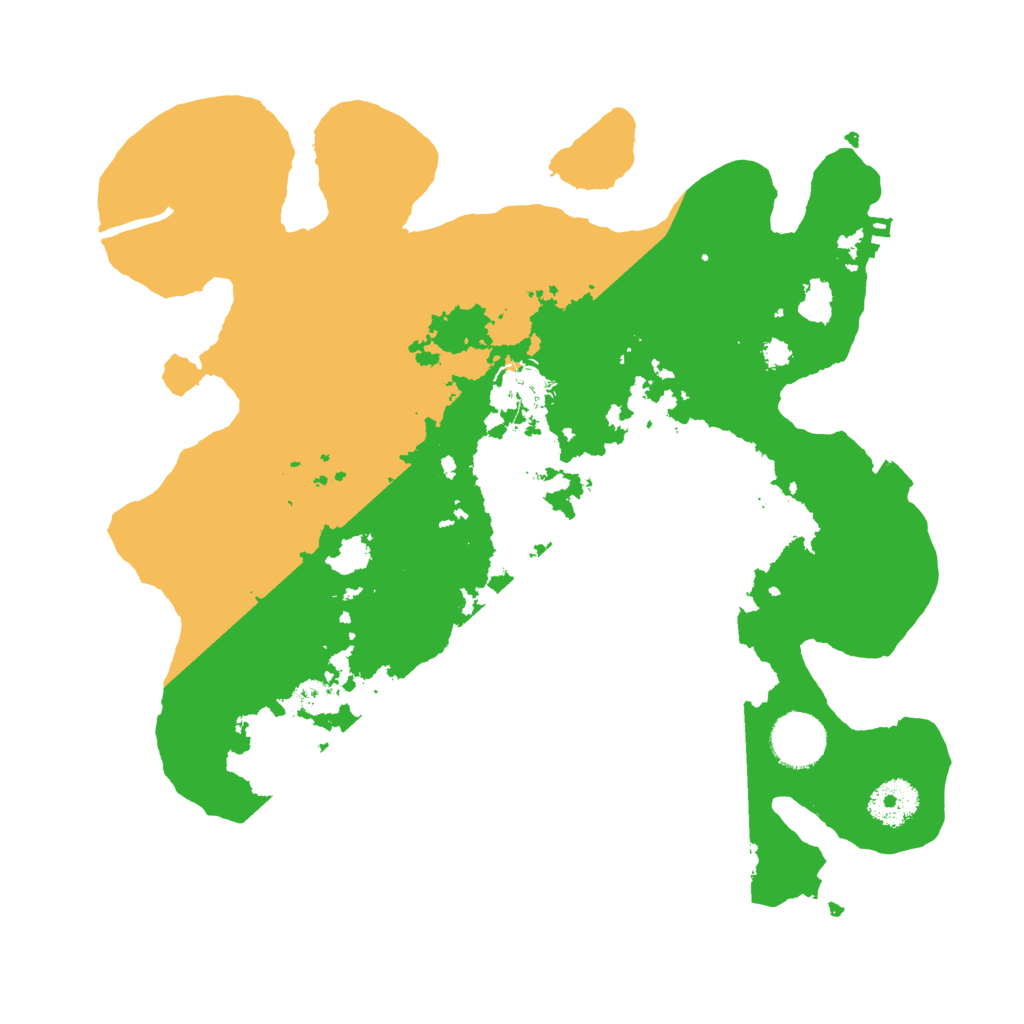 Biome Rust Map: Procedural Map, Size: 3250, Seed: 1010337976