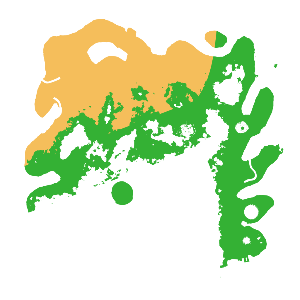 Biome Rust Map: Procedural Map, Size: 3700, Seed: 1994563061