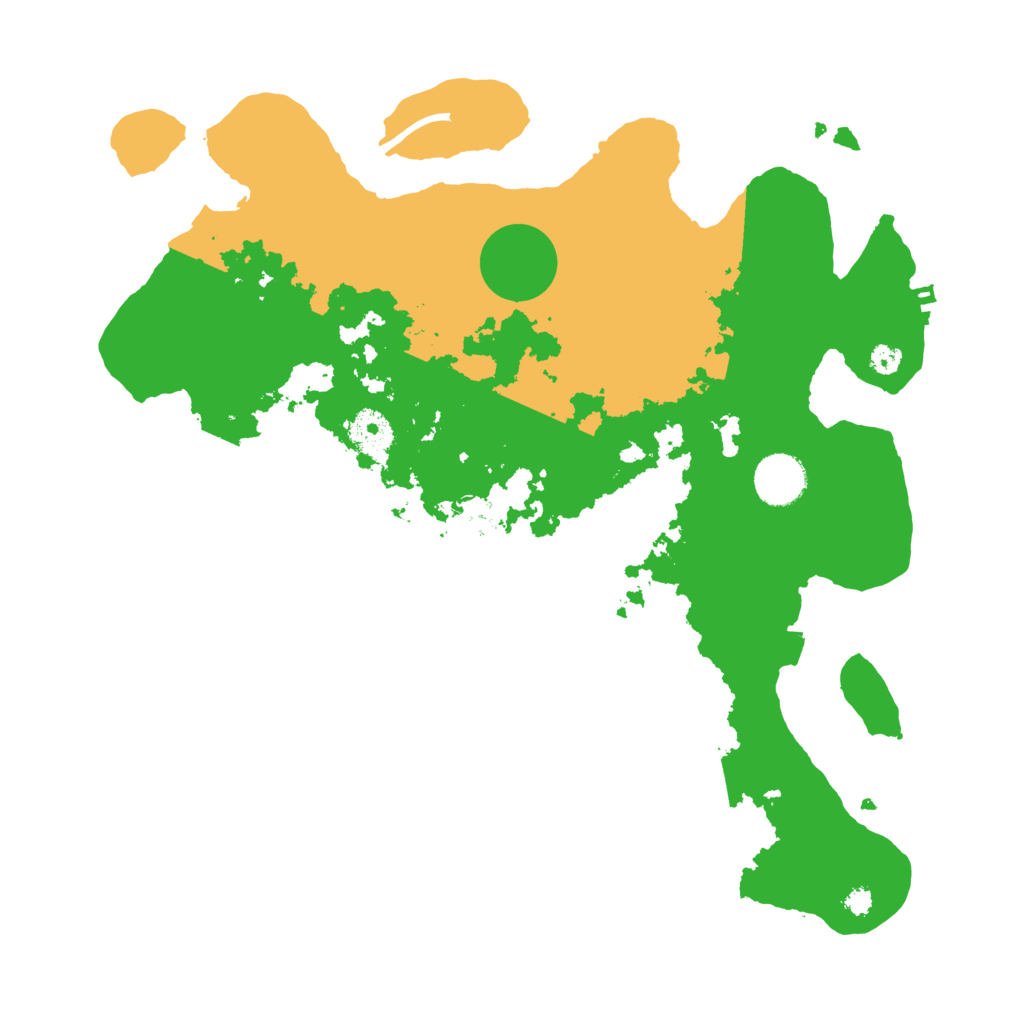 Biome Rust Map: Procedural Map, Size: 3500, Seed: 756064199