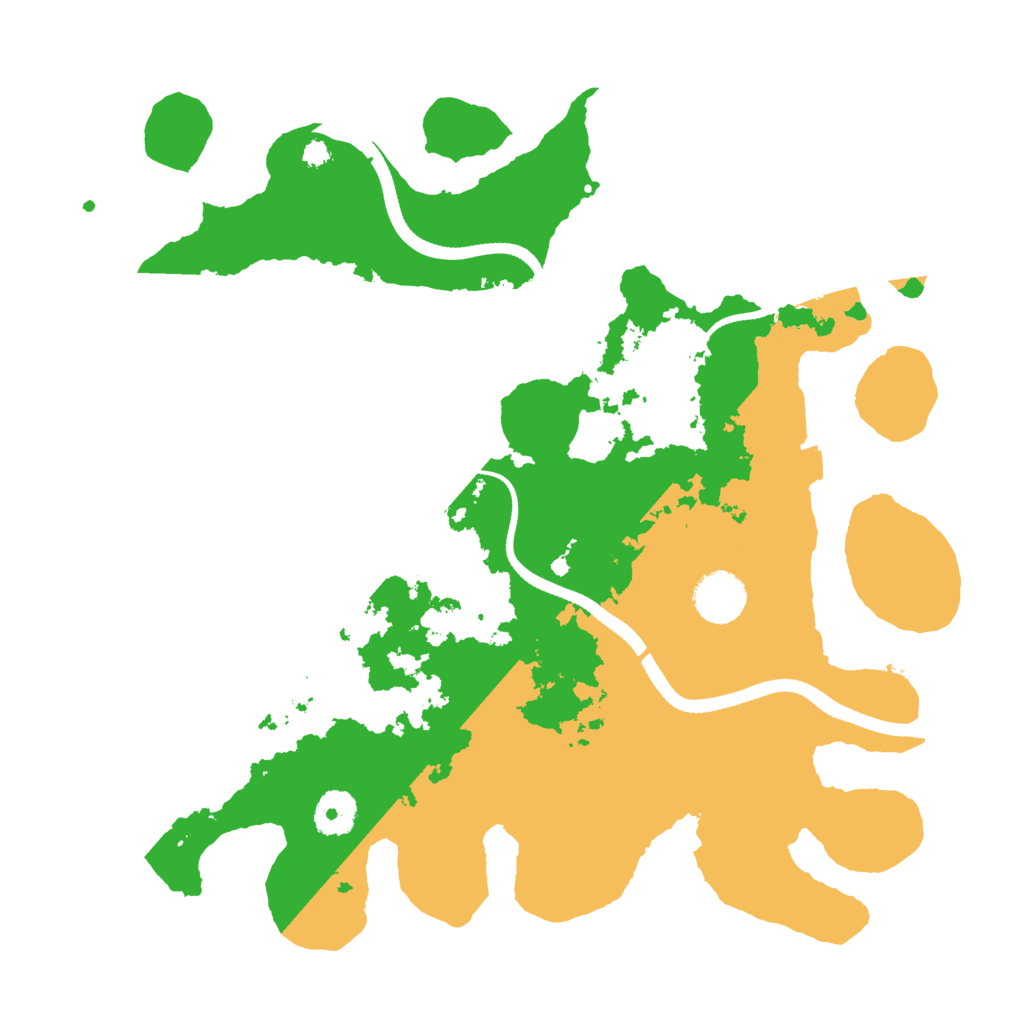 Biome Rust Map: Procedural Map, Size: 3500, Seed: 230034