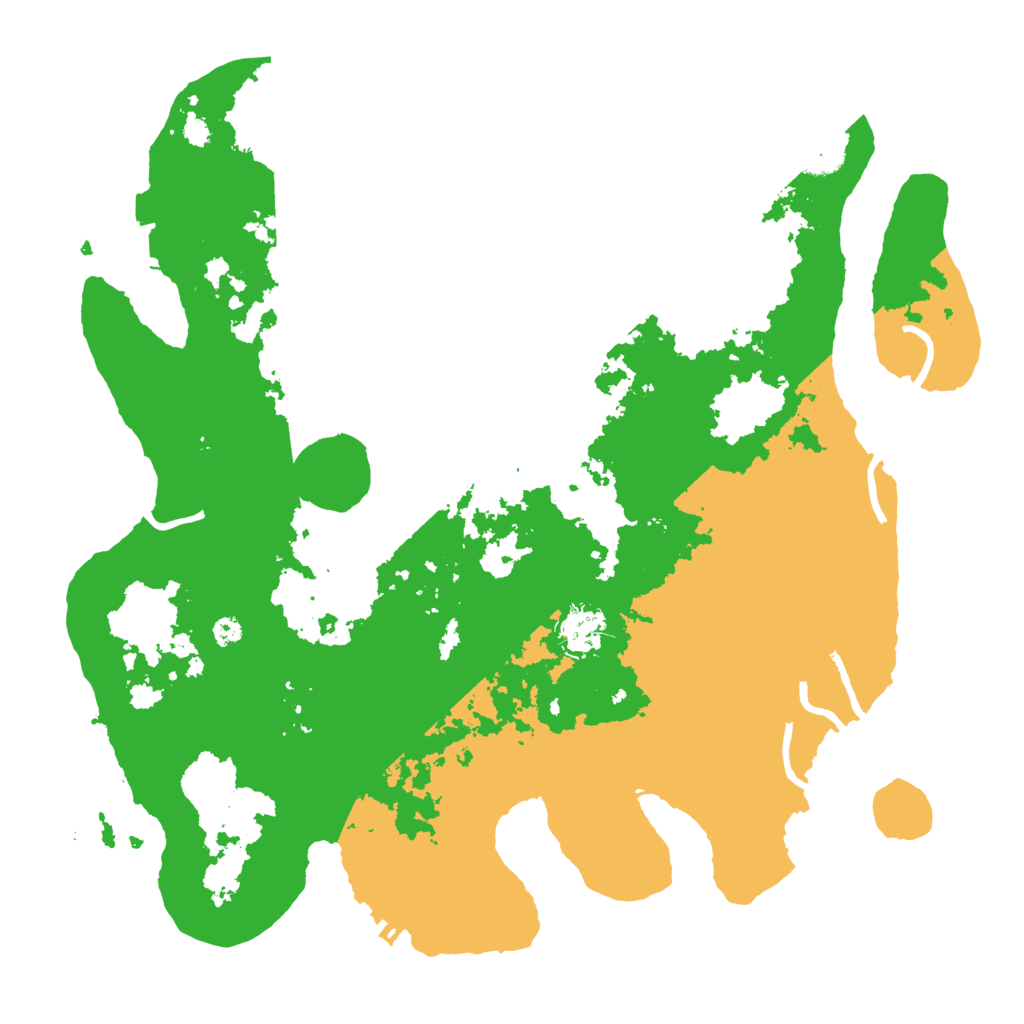 Biome Rust Map: Procedural Map, Size: 3700, Seed: 1000991094