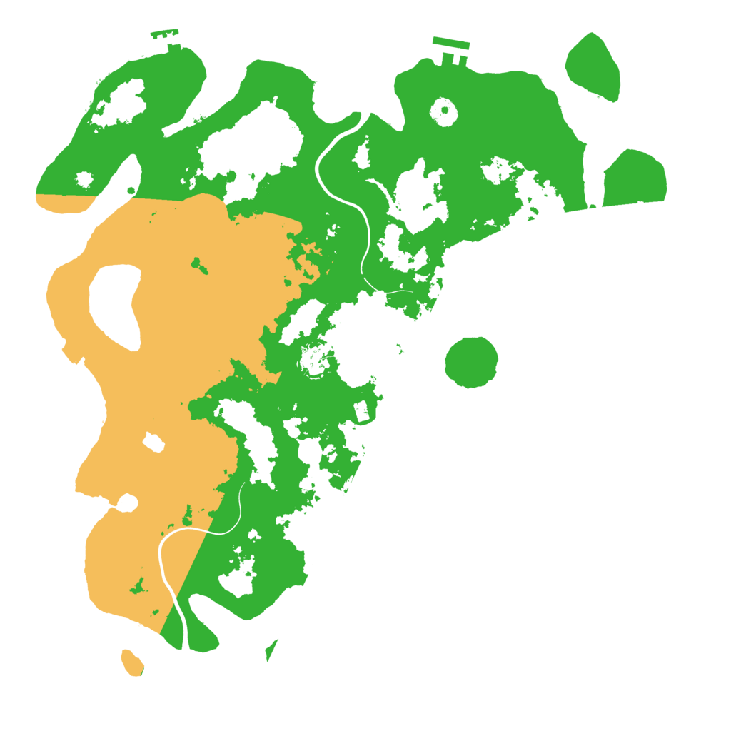 Biome Rust Map: Procedural Map, Size: 4000, Seed: 661237143