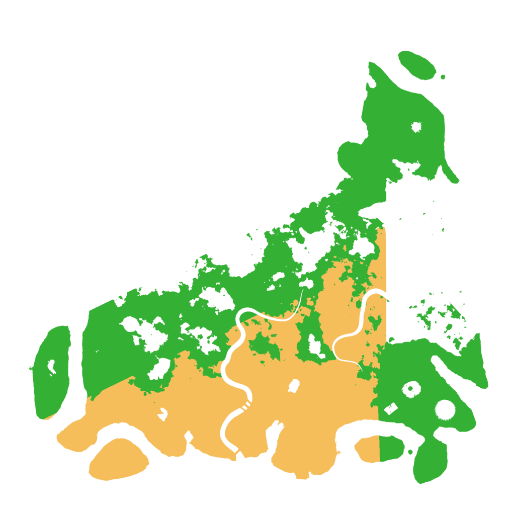 Biome Rust Map: Procedural Map, Size: 4500, Seed: 514919055