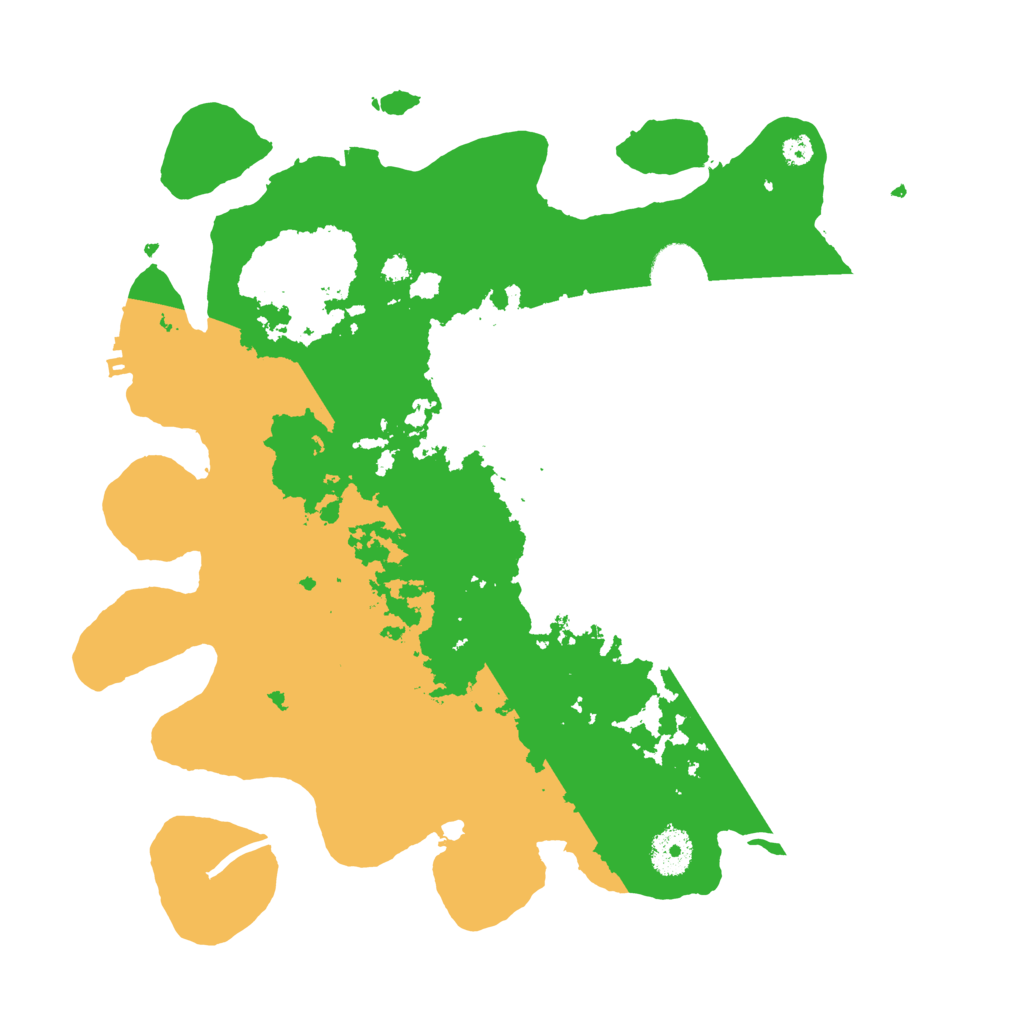 Biome Rust Map: Procedural Map, Size: 3500, Seed: 2040508444