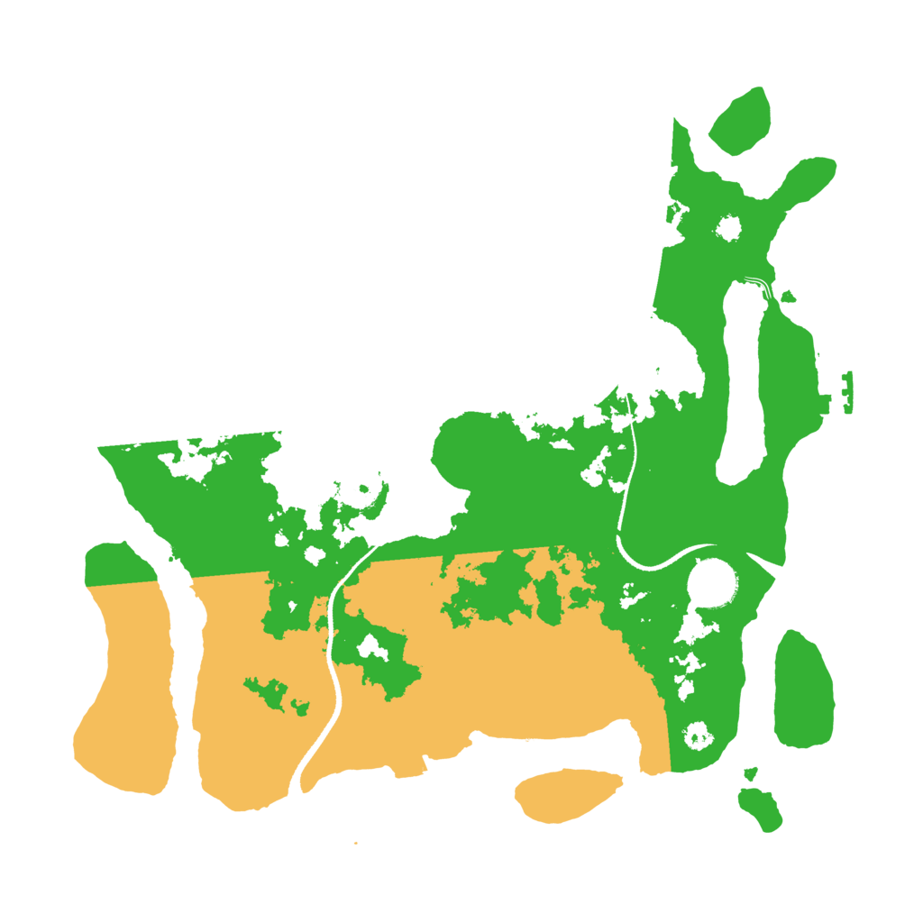 Biome Rust Map: Procedural Map, Size: 3300, Seed: 1940780944