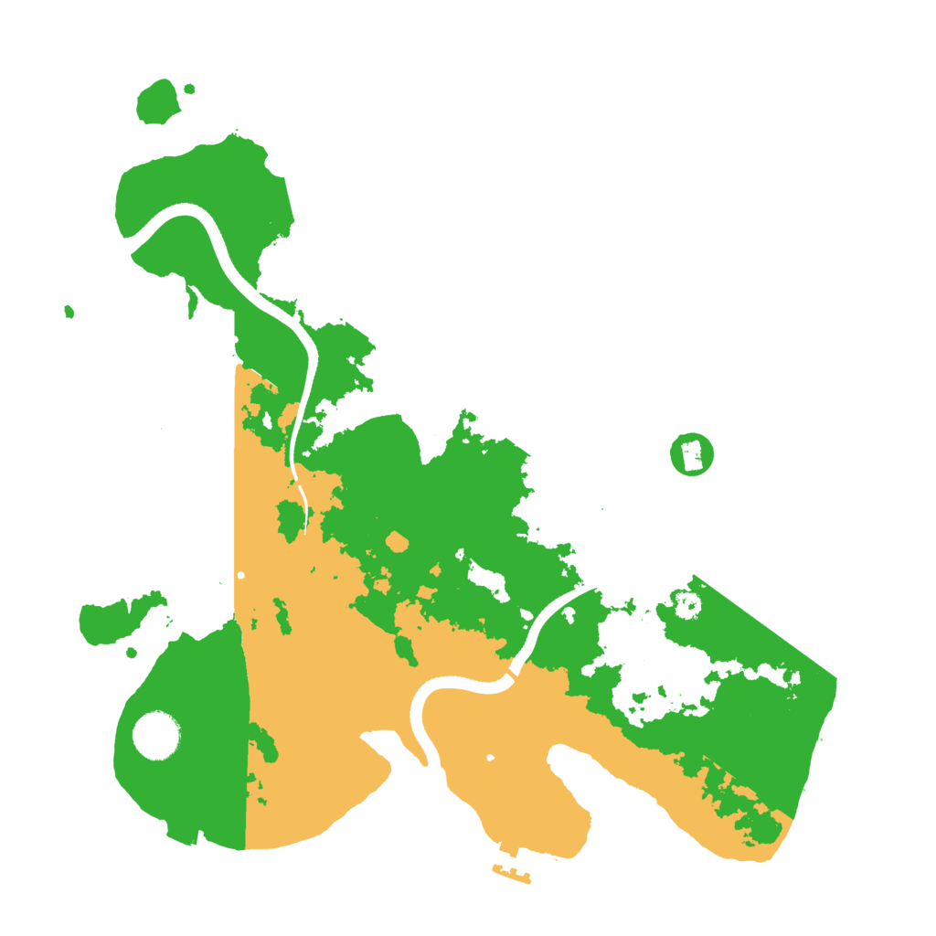 Biome Rust Map: Procedural Map, Size: 3500, Seed: 2109170