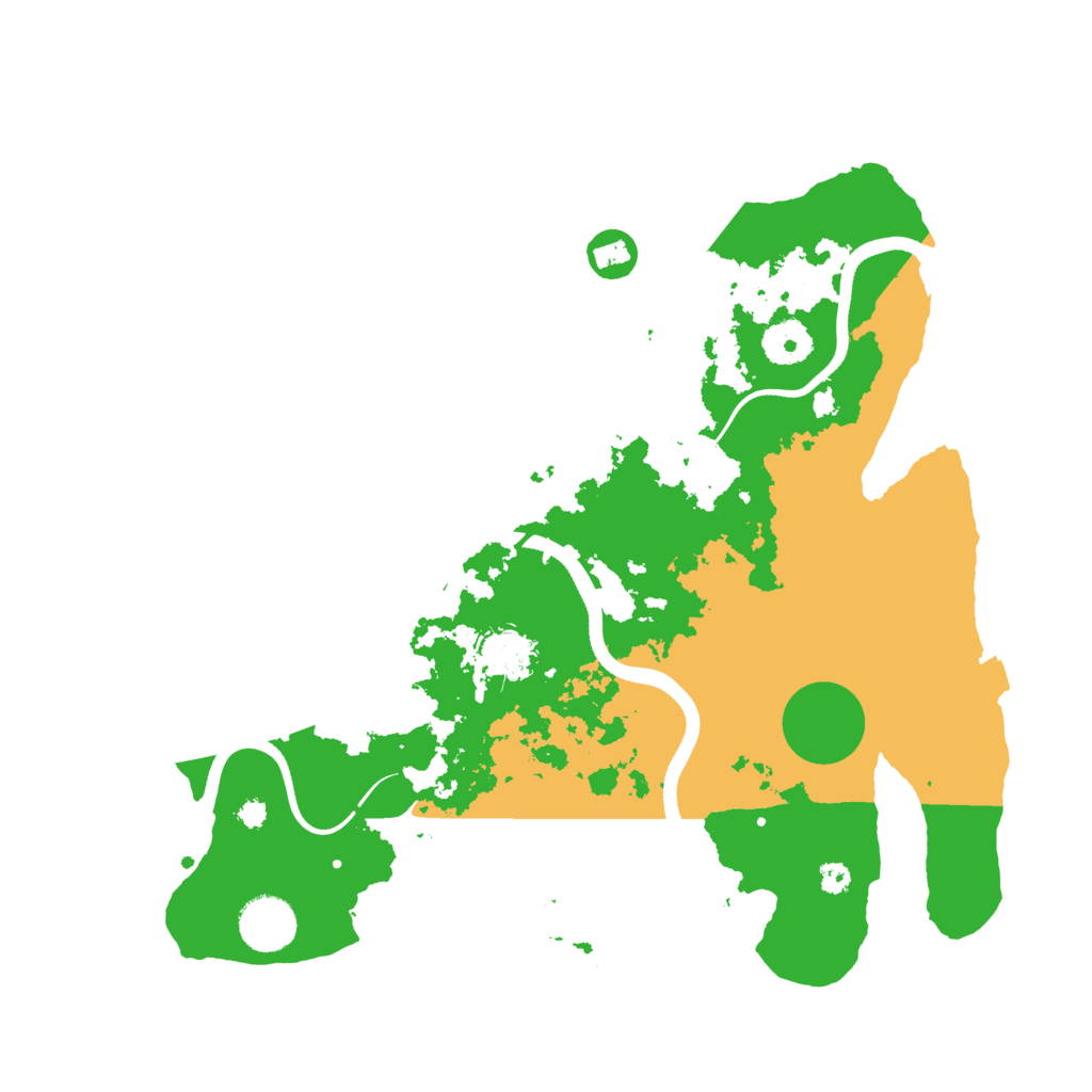 Biome Rust Map: Procedural Map, Size: 3500, Seed: 865338566