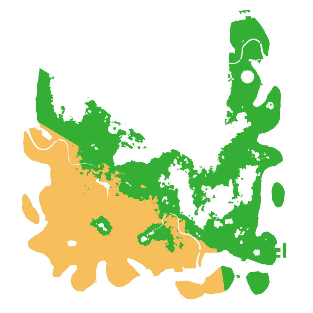 Biome Rust Map: Procedural Map, Size: 4250, Seed: 38400926