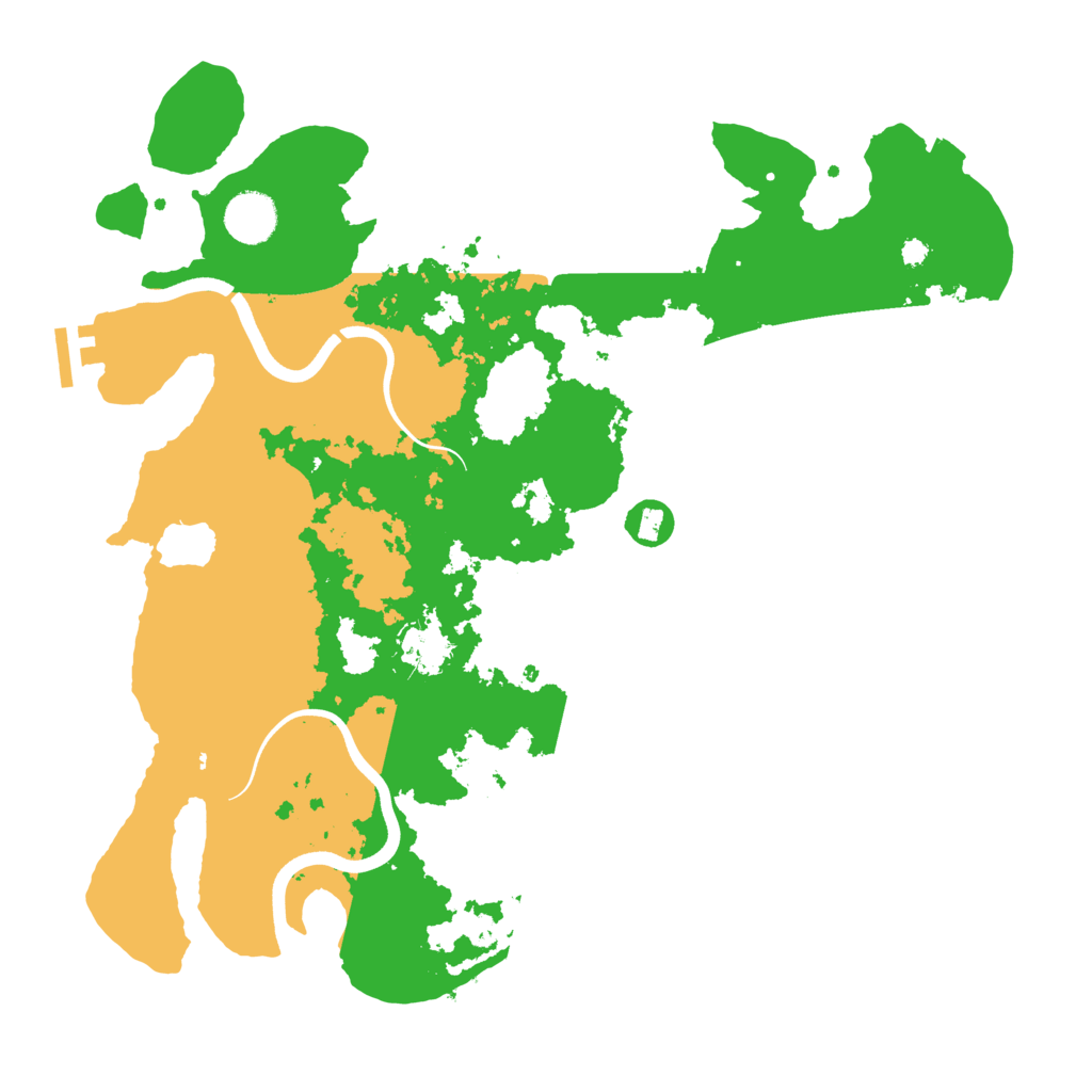 Biome Rust Map: Procedural Map, Size: 3700, Seed: 1822871011