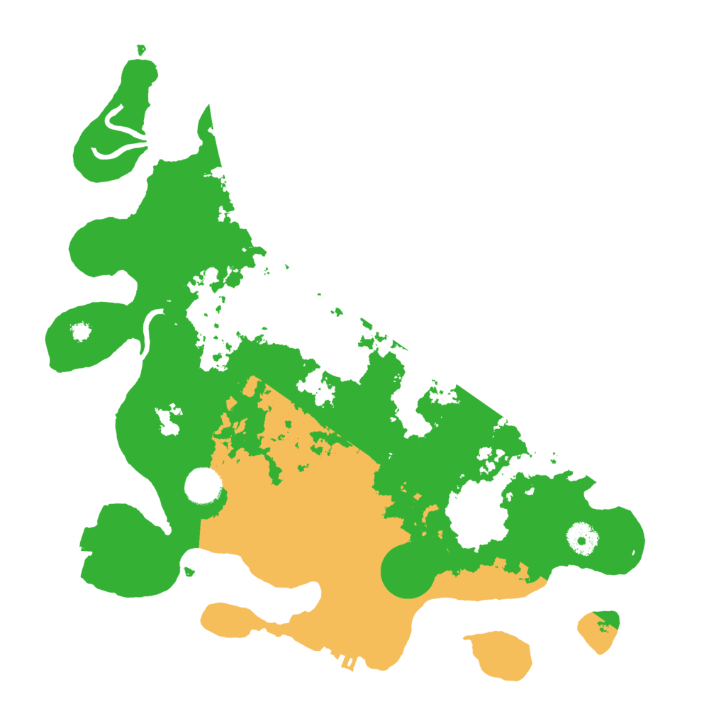 Biome Rust Map: Procedural Map, Size: 3500, Seed: 221812621