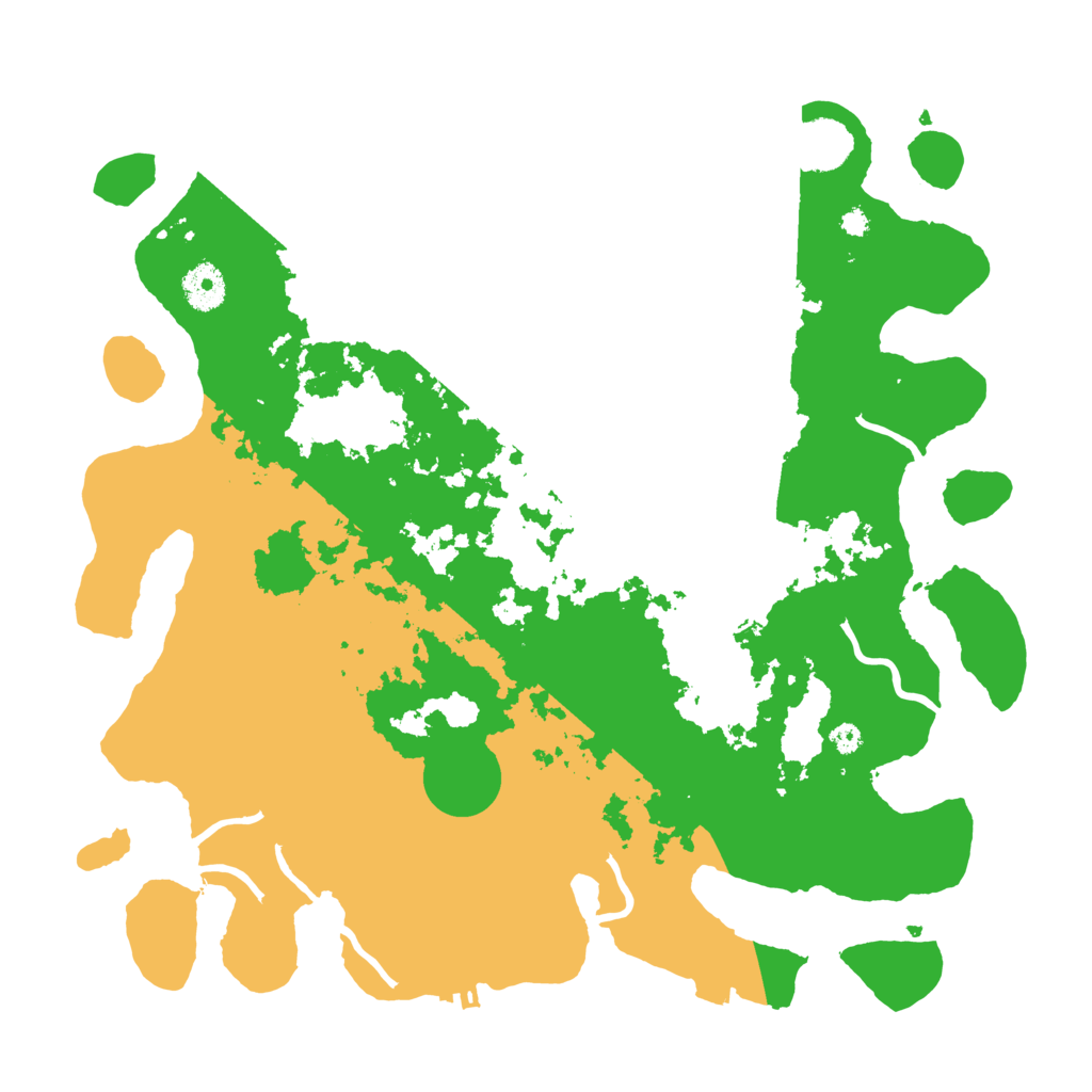 Biome Rust Map: Procedural Map, Size: 3700, Seed: 373118288