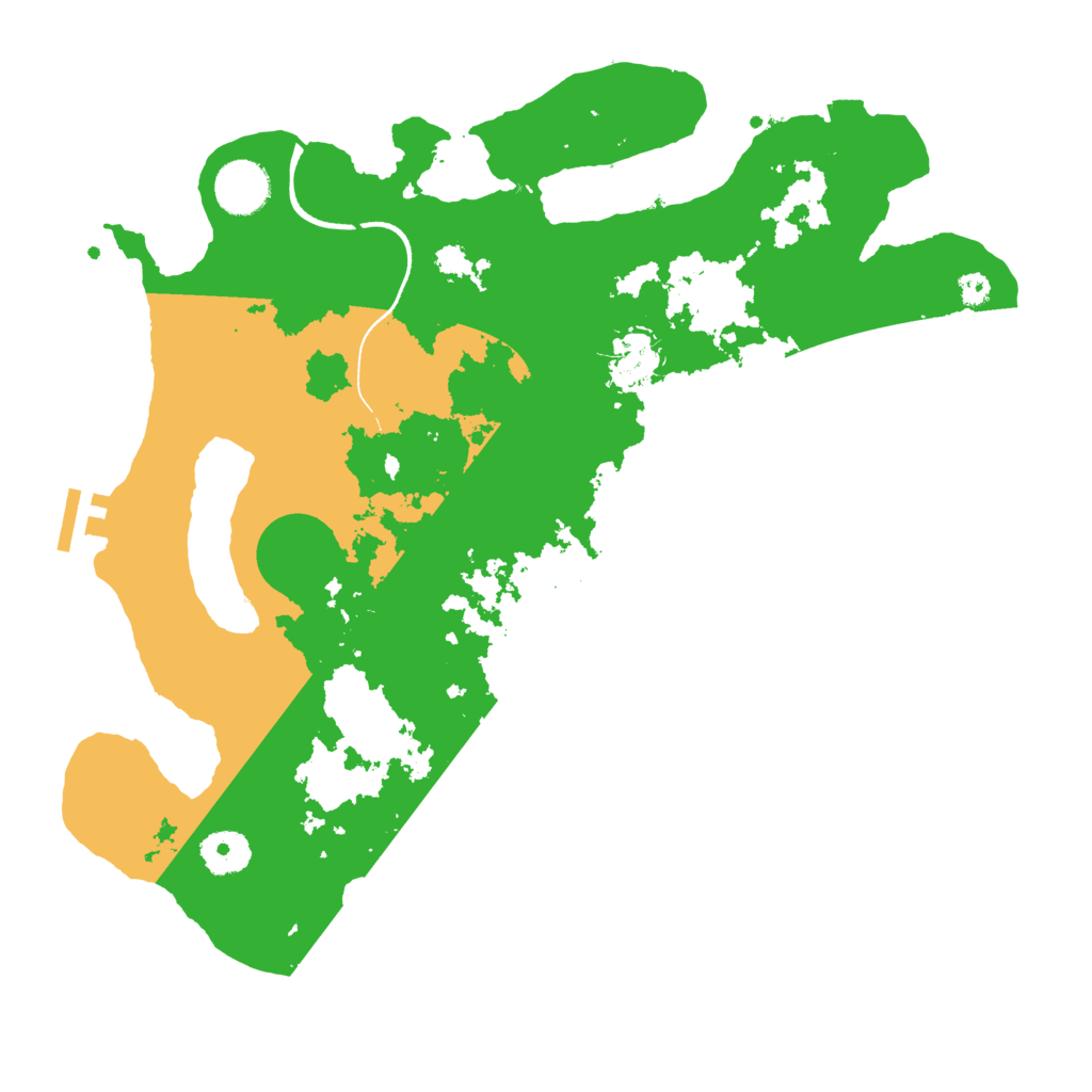 Biome Rust Map: Procedural Map, Size: 3500, Seed: 722430511