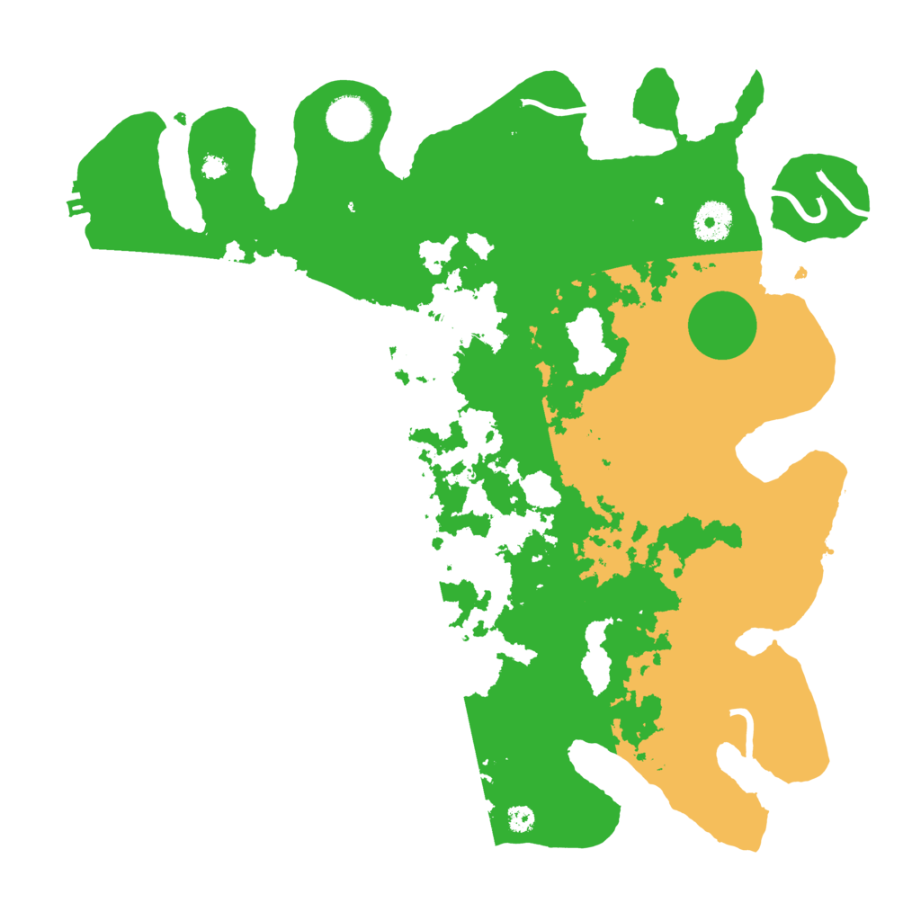 Biome Rust Map: Procedural Map, Size: 3550, Seed: 461456