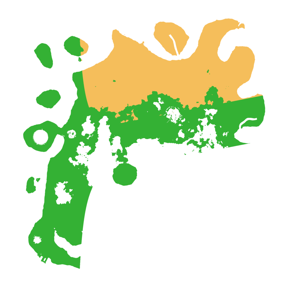 Biome Rust Map: Procedural Map, Size: 3500, Seed: 845434371