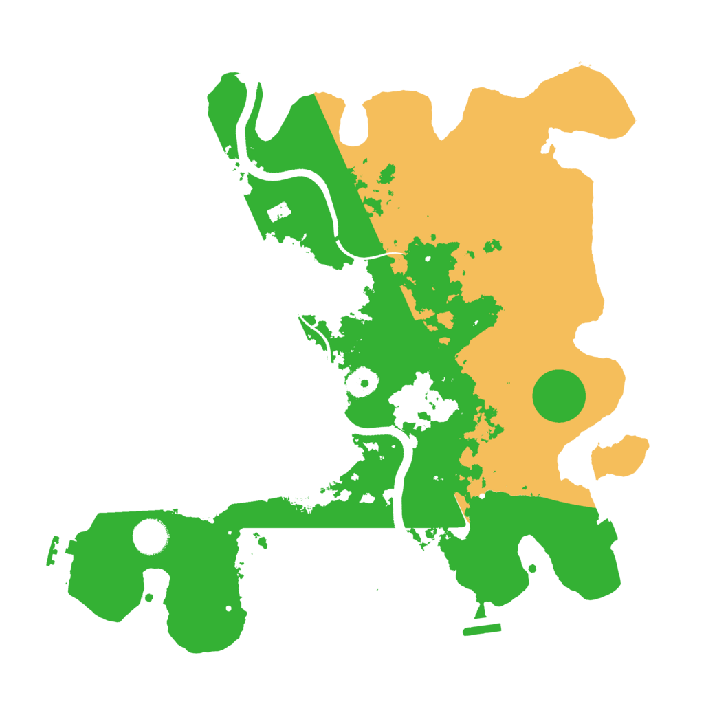 Biome Rust Map: Procedural Map, Size: 3500, Seed: 1436859577
