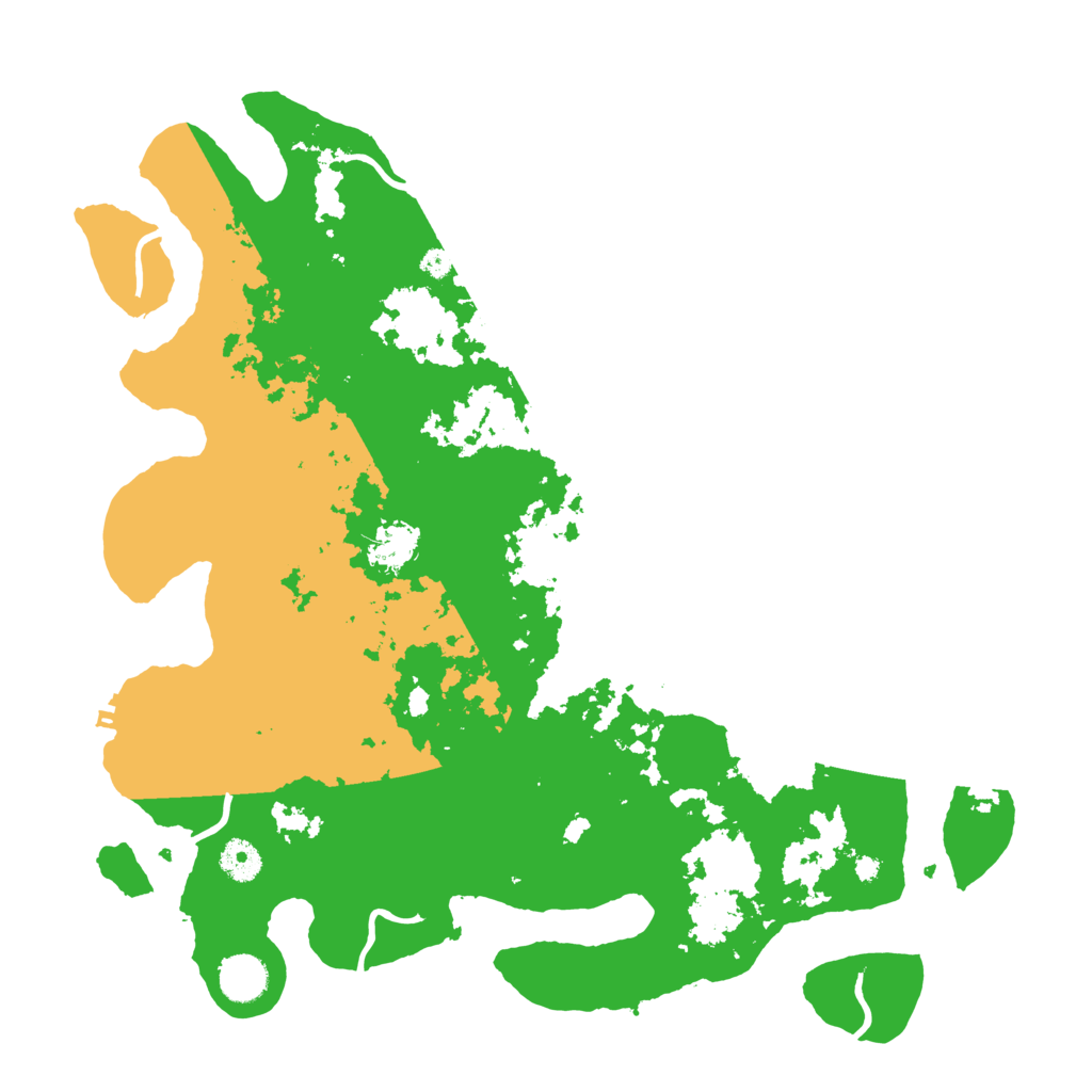 Biome Rust Map: Procedural Map, Size: 4000, Seed: 81283771