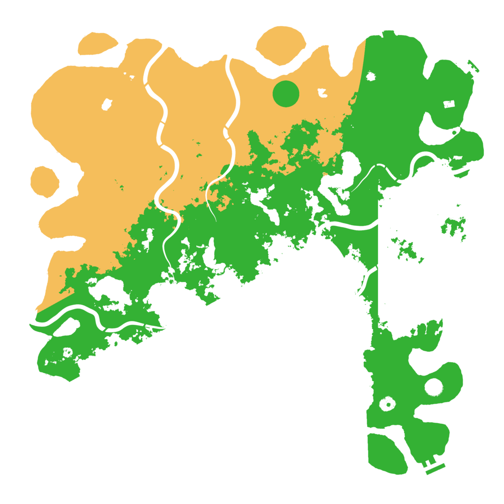 Biome Rust Map: Procedural Map, Size: 5000, Seed: 1005231891