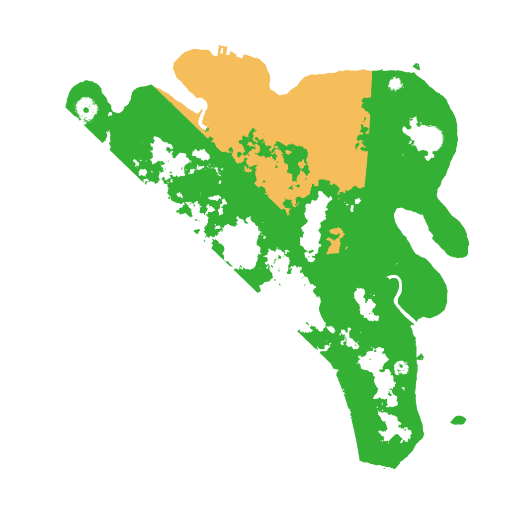 Biome Rust Map: Procedural Map, Size: 3550, Seed: 971682