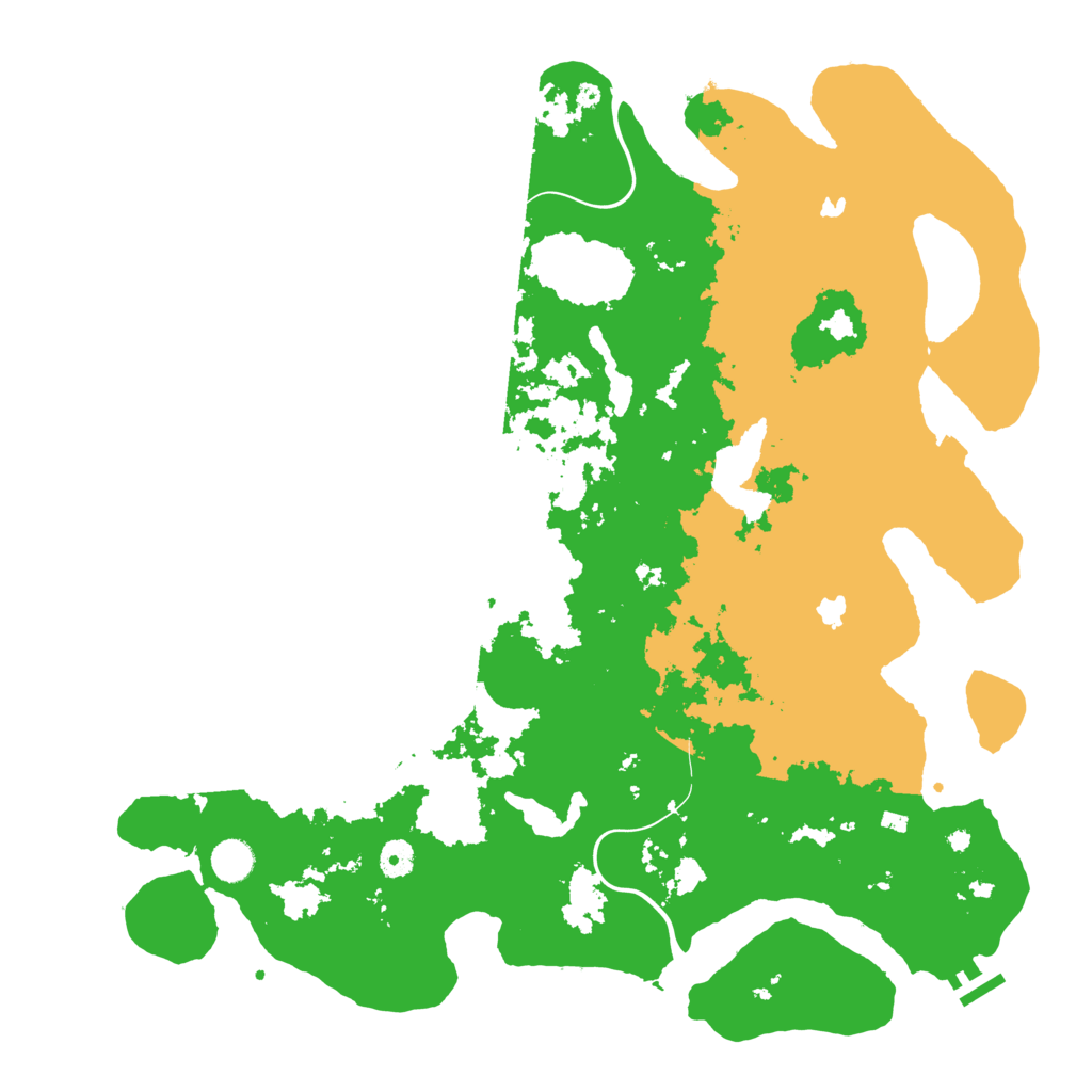 Biome Rust Map: Procedural Map, Size: 4500, Seed: 862237407