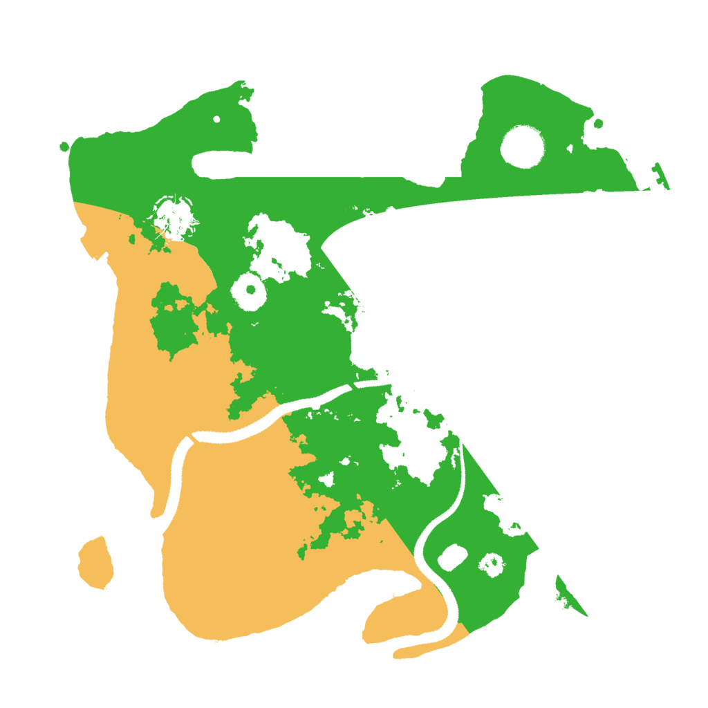 Biome Rust Map: Procedural Map, Size: 3000, Seed: 2077242732