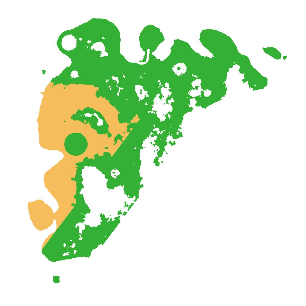 Biome Rust Map: Procedural Map, Size: 3500, Seed: 1196