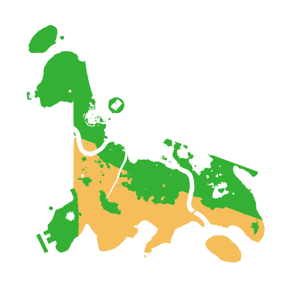 Biome Rust Map: Procedural Map, Size: 3000, Seed: 5430