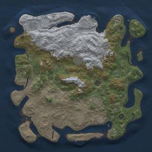 Thumbnail Rust Map: Procedural Map, Size: 4250, Seed: 1419704951, 16 Monuments