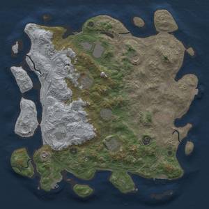 Thumbnail Rust Map: Procedural Map, Size: 4250, Seed: 1908862806, 19 Monuments