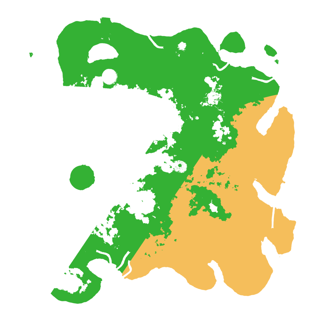 Biome Rust Map: Procedural Map, Size: 3700, Seed: 656433742