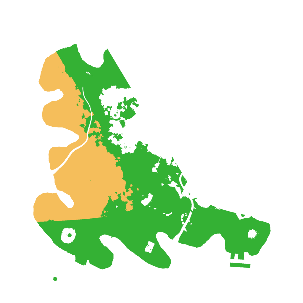 Biome Rust Map: Procedural Map, Size: 3000, Seed: 21120