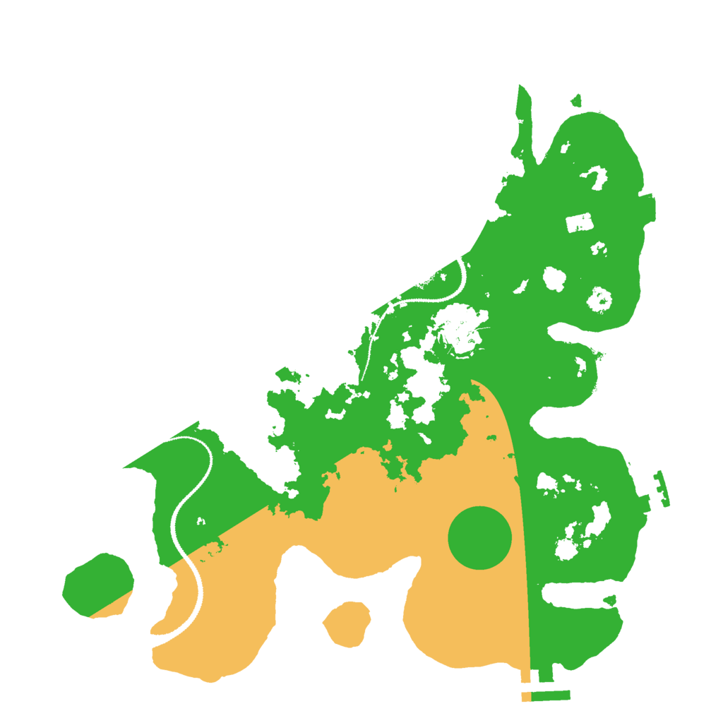 Biome Rust Map: Procedural Map, Size: 3000, Seed: 26439