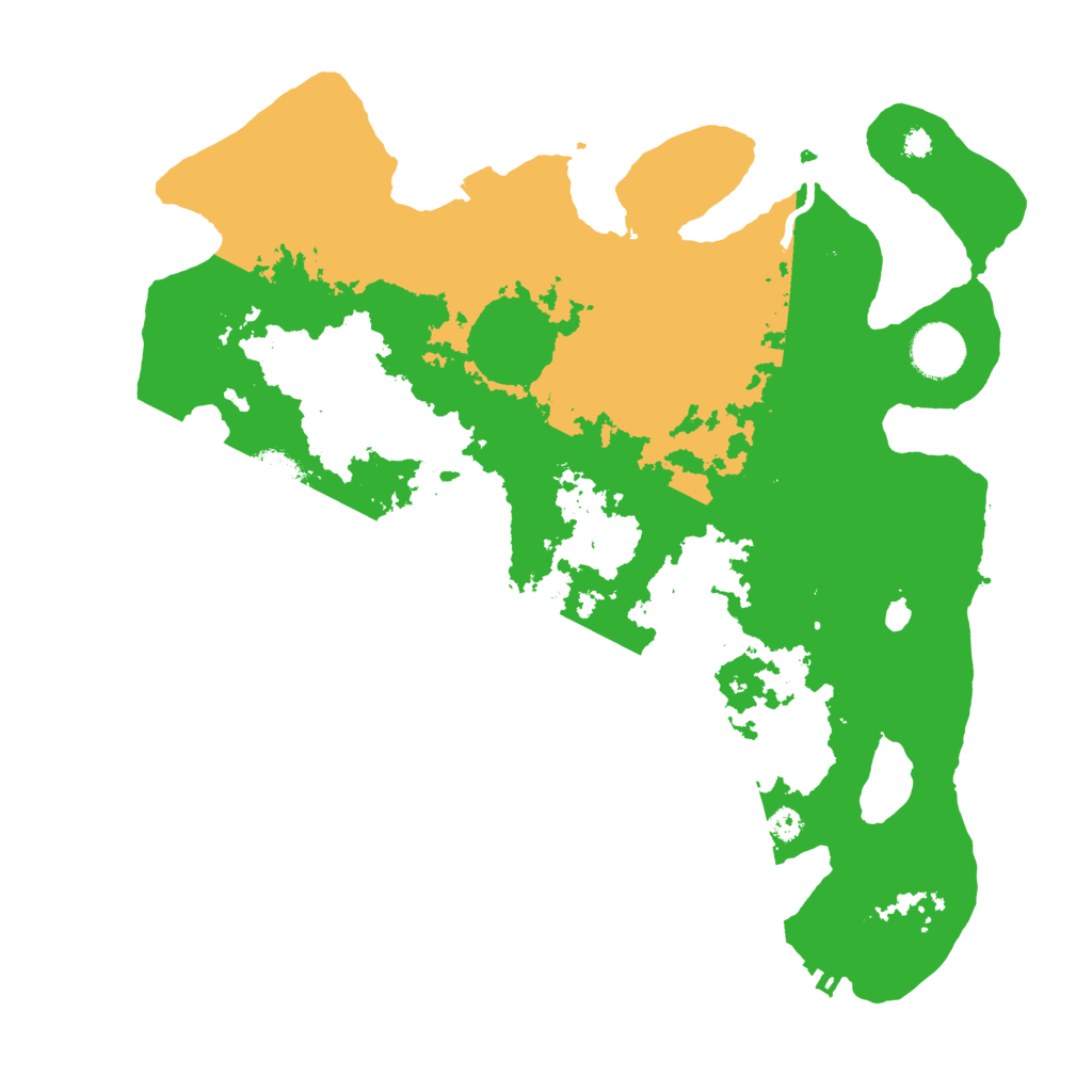 Biome Rust Map: Procedural Map, Size: 3500, Seed: 60779904