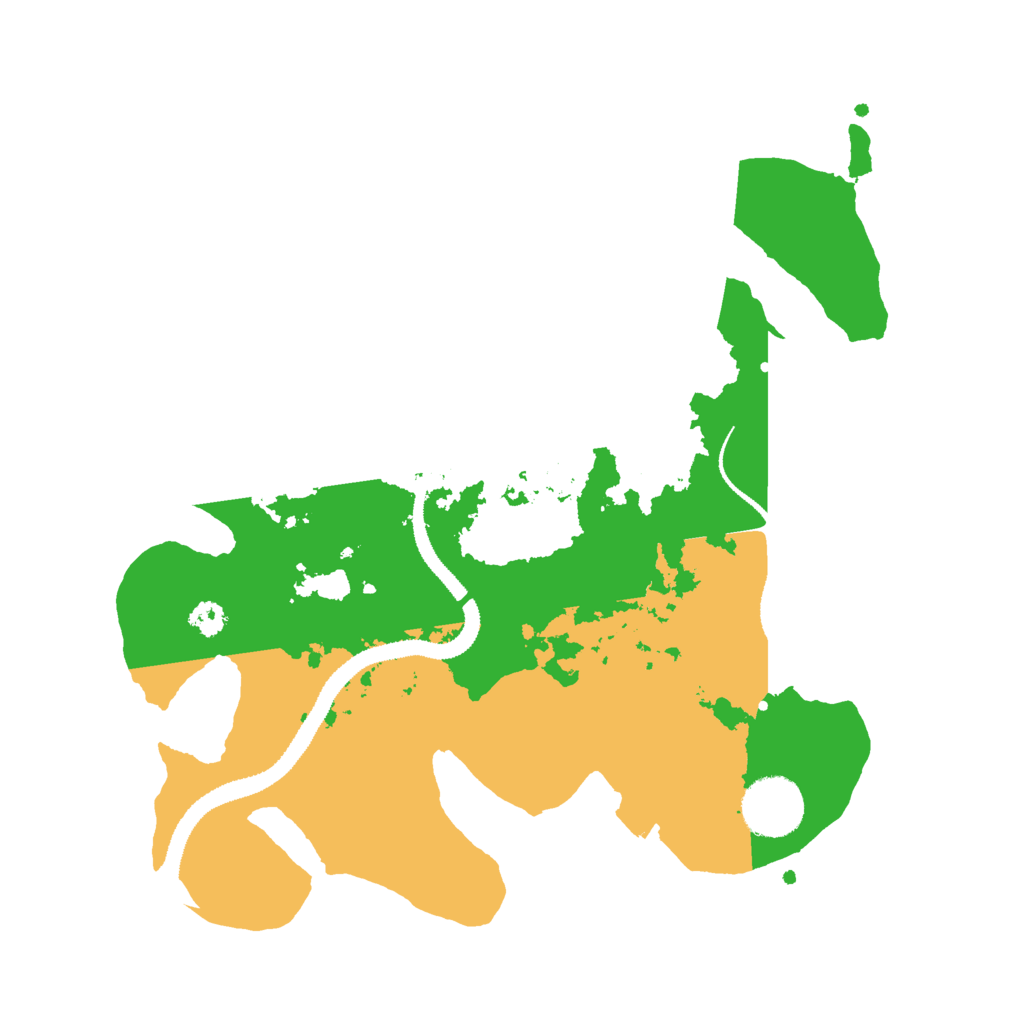 Biome Rust Map: Procedural Map, Size: 3000, Seed: 189471