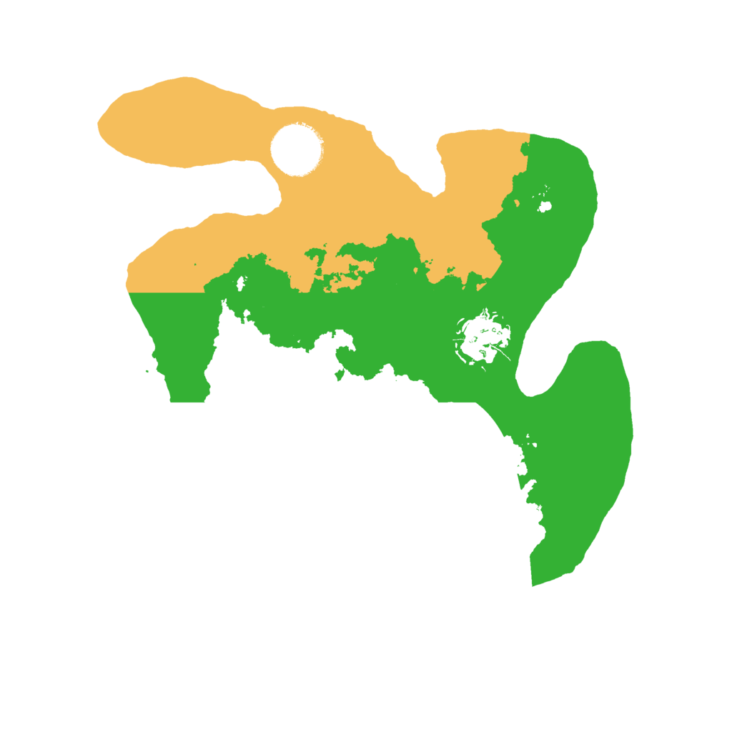 Biome Rust Map: Barren, Size: 2500, Seed: 1876239365