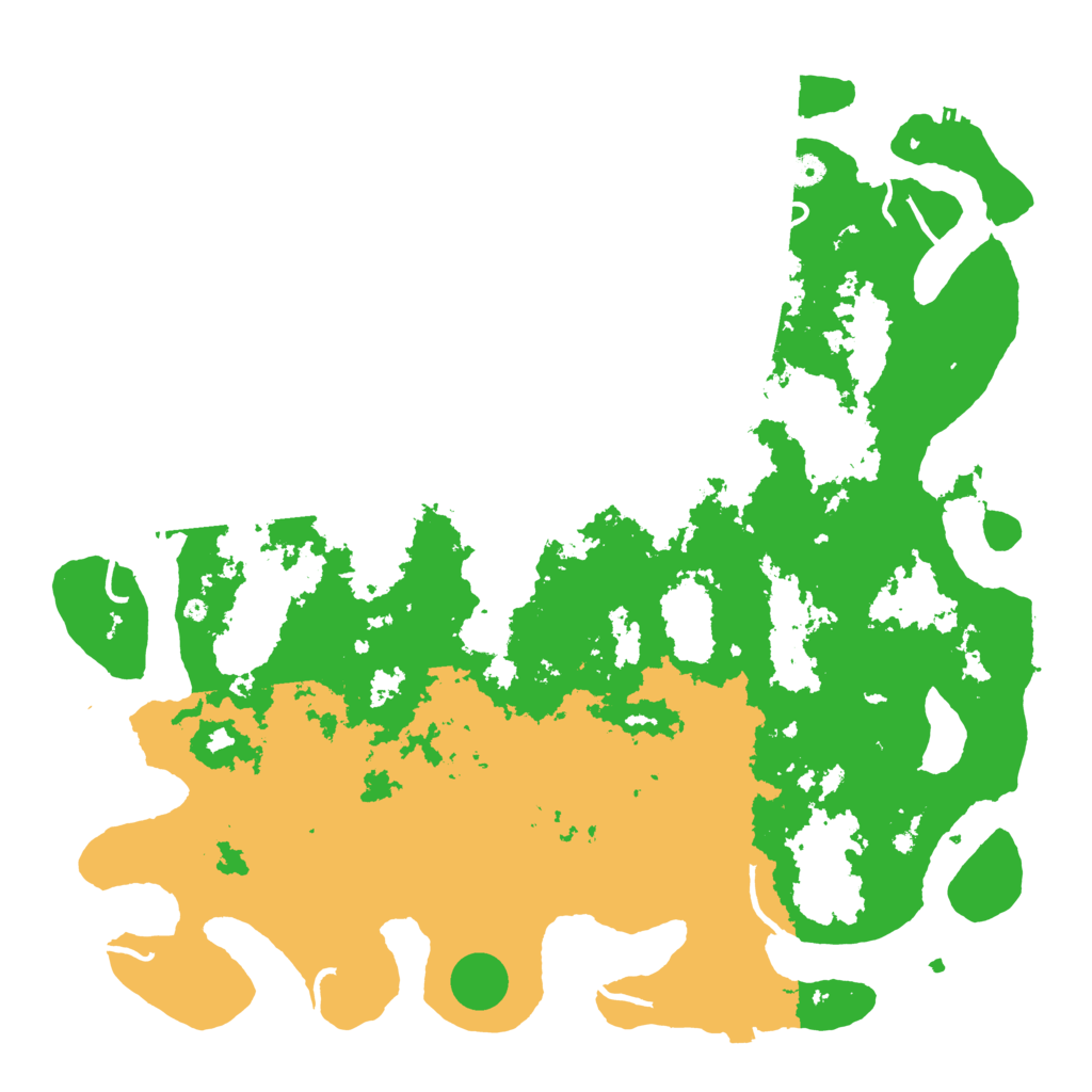 Biome Rust Map: Procedural Map, Size: 5000, Seed: 9935