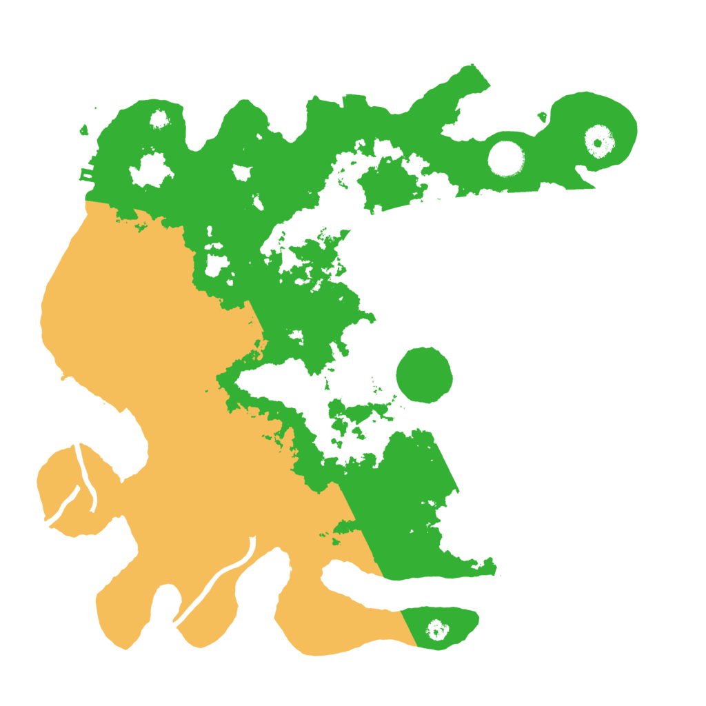 Biome Rust Map: Procedural Map, Size: 3500, Seed: 12580771