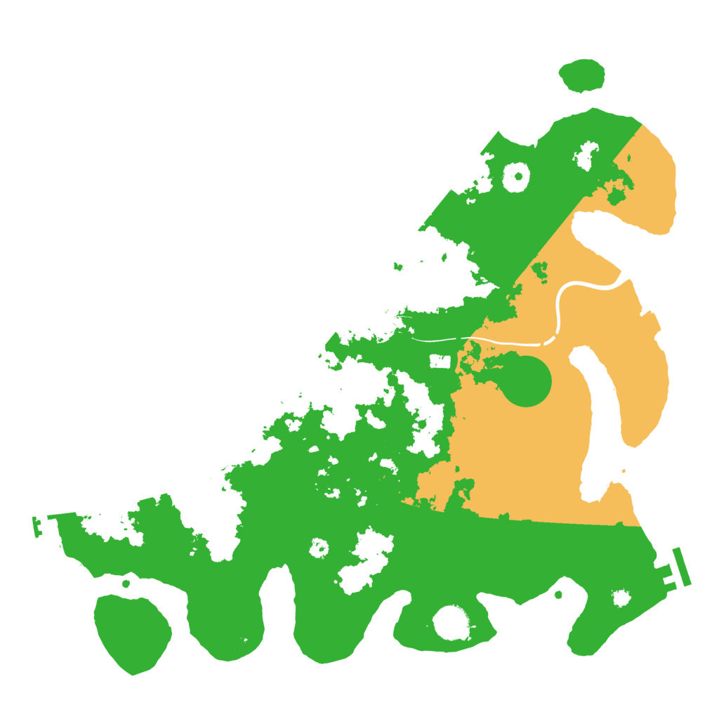 Biome Rust Map: Procedural Map, Size: 3700, Seed: 1856521164