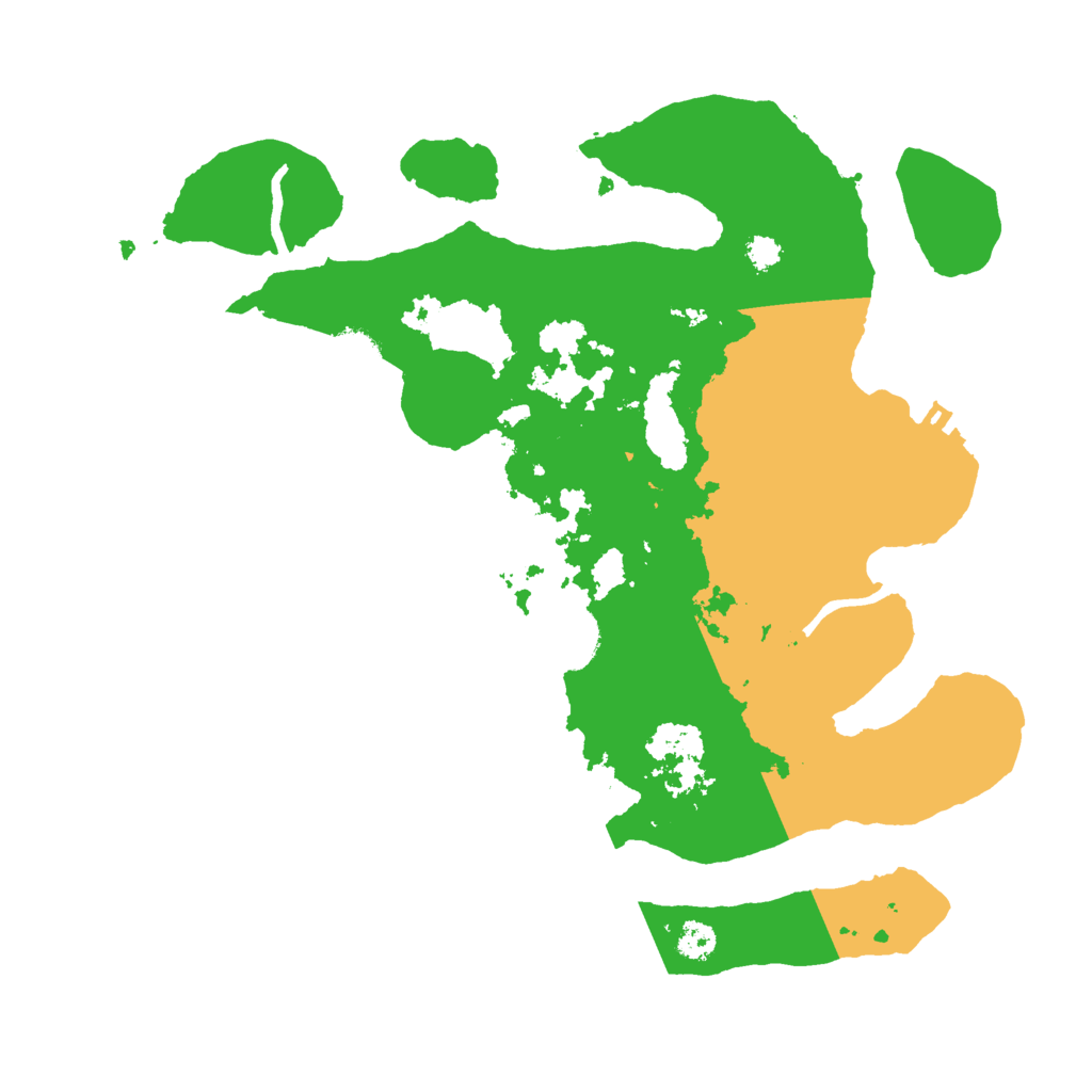 Biome Rust Map: Procedural Map, Size: 3000, Seed: 30154