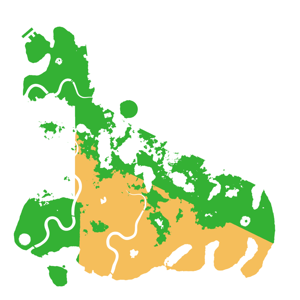 Biome Rust Map: Procedural Map, Size: 4500, Seed: 51146311