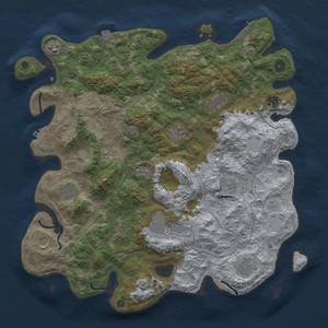 Thumbnail Rust Map: Procedural Map, Size: 4250, Seed: 347560943, 19 Monuments