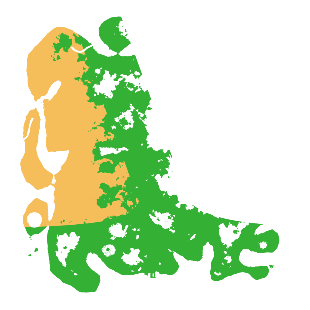 Biome Rust Map: Procedural Map, Size: 3700, Seed: 1853950080