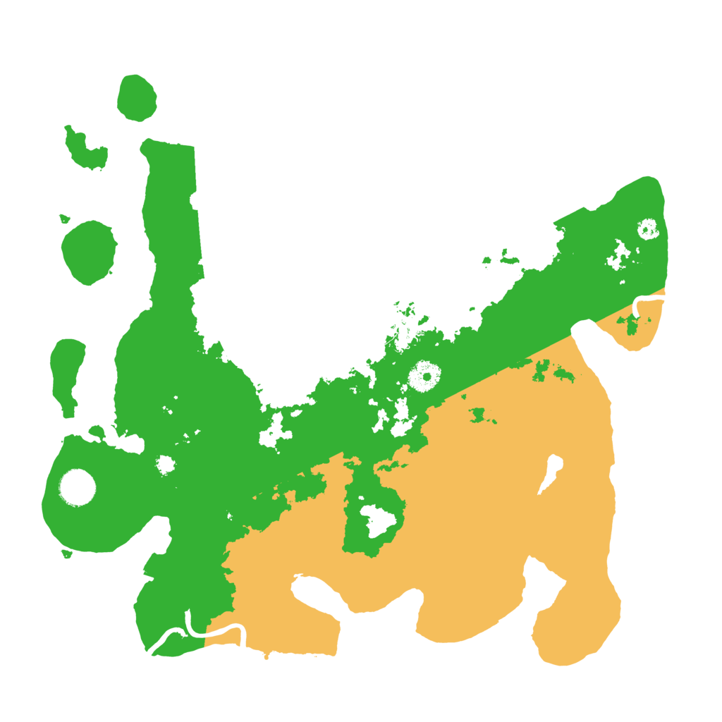 Biome Rust Map: Procedural Map, Size: 3500, Seed: 2004