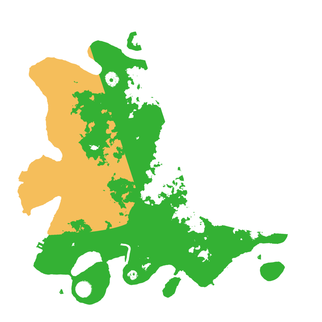 Biome Rust Map: Procedural Map, Size: 3500, Seed: 1134116735