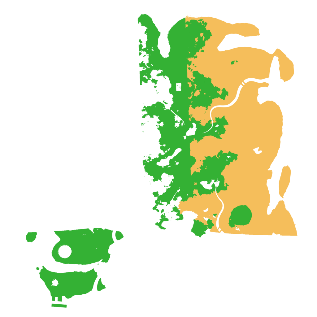 Biome Rust Map: Procedural Map, Size: 4250, Seed: 835299110