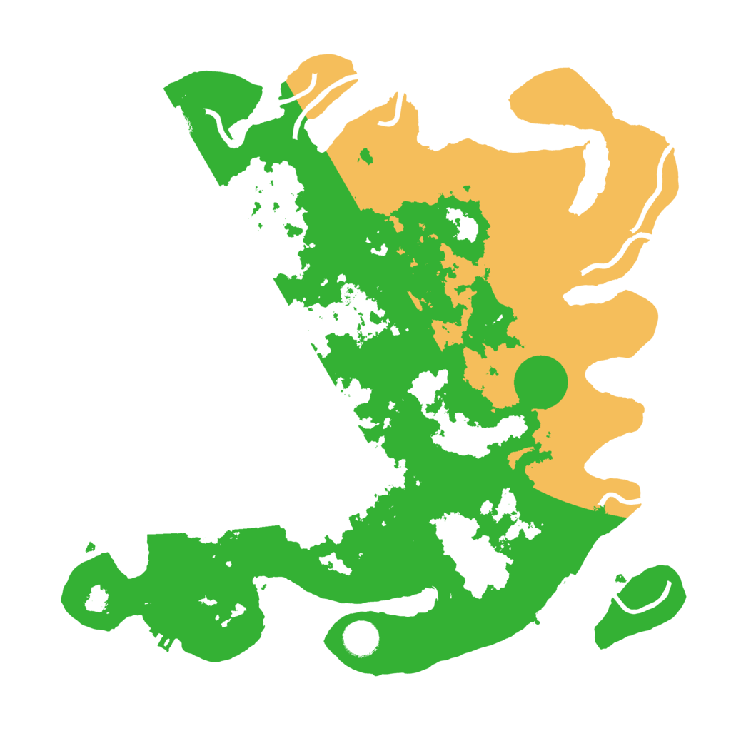 Biome Rust Map: Procedural Map, Size: 3600, Seed: 1962811068