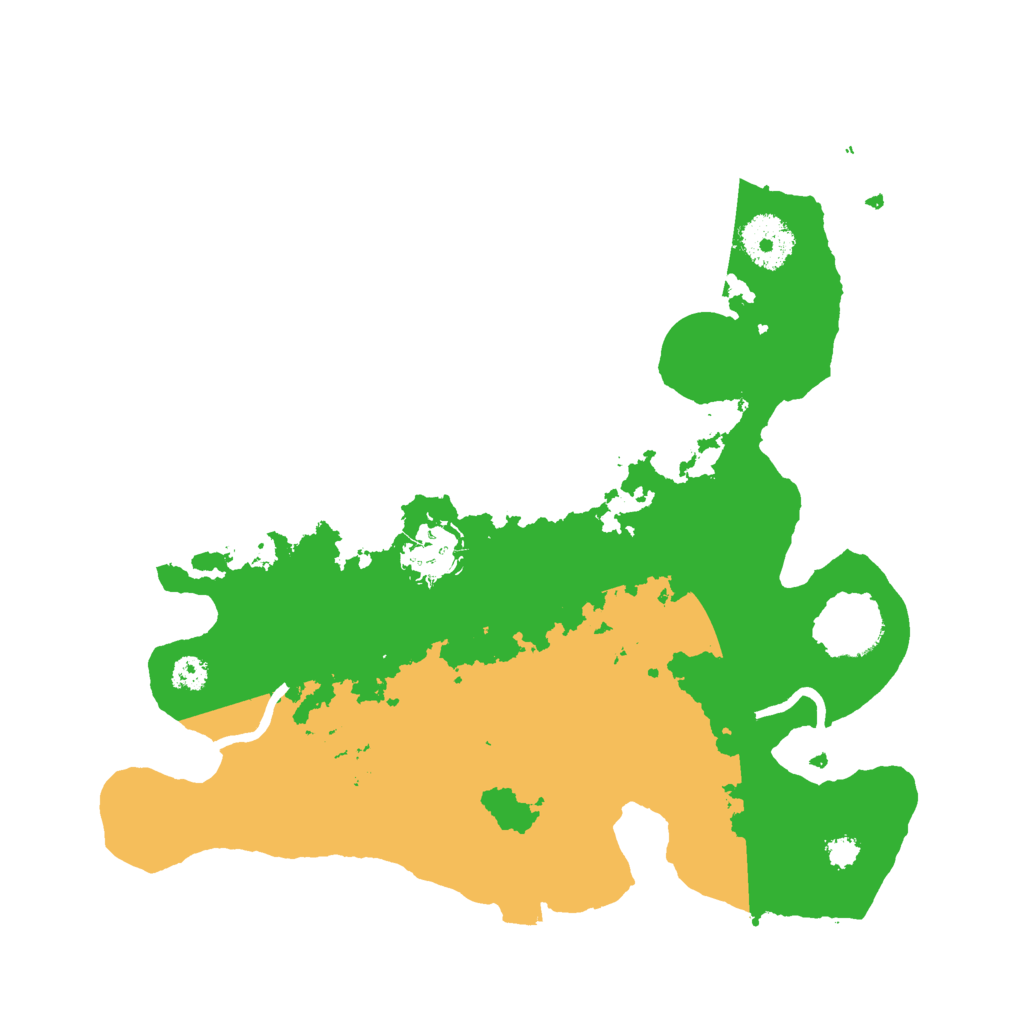 Biome Rust Map: Procedural Map, Size: 3000, Seed: 27056